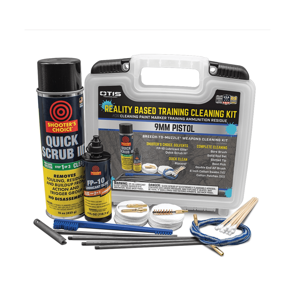 Kit de nettoyage Otis Reality Based Training cal 9 mm