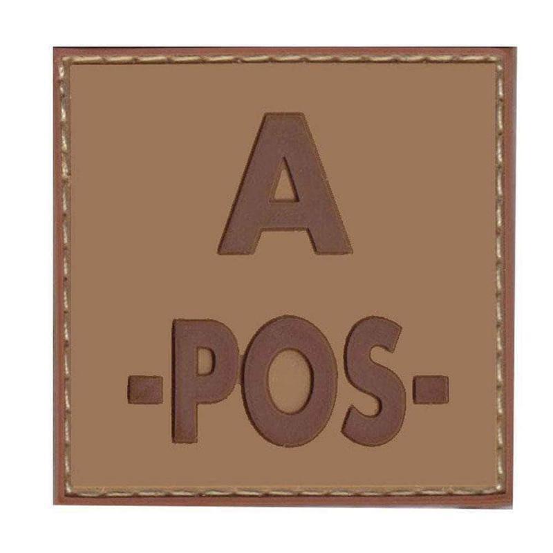 Patch Identifiant Groupe Sanguin Low Visibility PVC CT