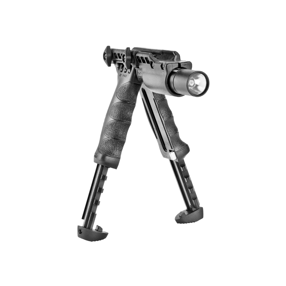 Poignée-bipied FAB Defense T-POD G2 FA avec support de lampe tactique intégré