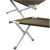 Lit picot Mil-Tec type US en alumnium 210 x 70 cm
