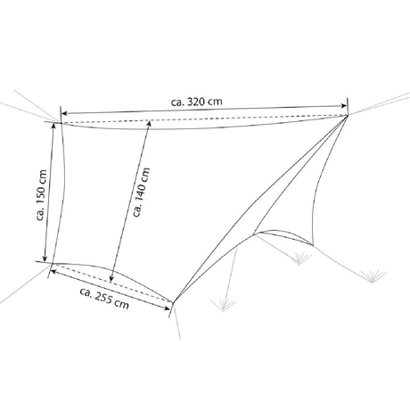 Bâche Amazonas Adventure Wing Tarp