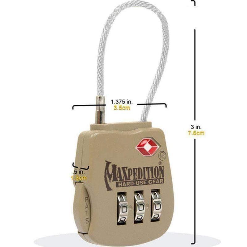 Cadenas Maxpedition Travel Lock