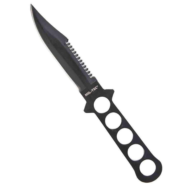 Couteau à lame fixe Mil-Tec Plongée Stainless