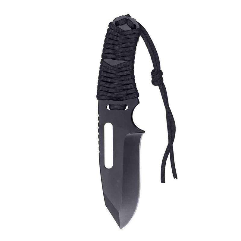 Couteau de survie Rothco Paracord + Firesteel