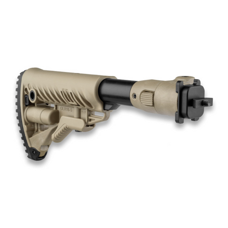 Crosse pliante FAB Defense M4-Galil P SB avec amortisseur de recul pour Galil