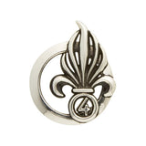 Insigne de béret ARGENT LÉGION 4E REI