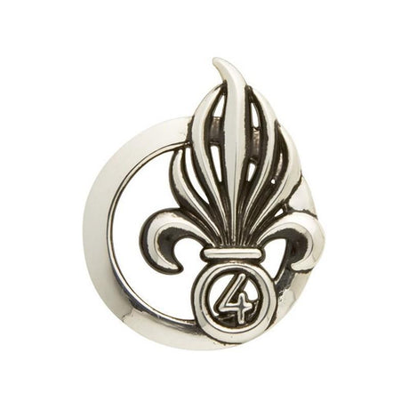 Insigne de béret ARGENT LÉGION 4E REI