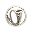 Insigne de béret Argent Chasseur