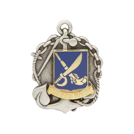 Insigne de béret Argent Fusilier Marin