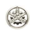 Insigne de béret Argent Matériel