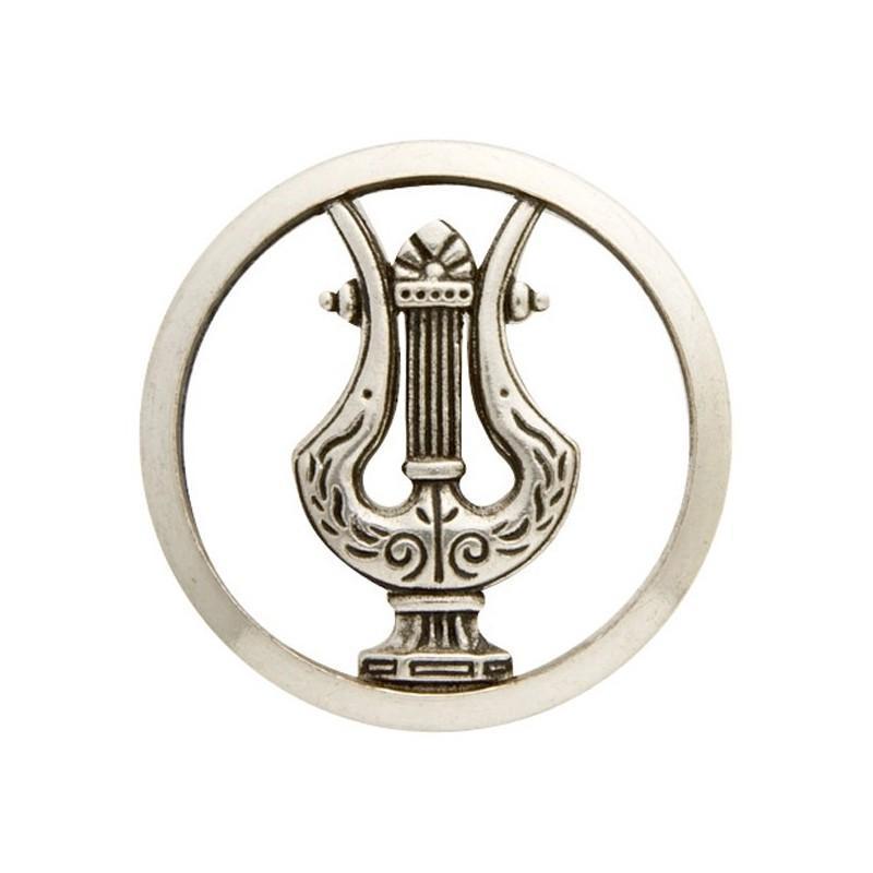 Insigne de béret Argent Musique