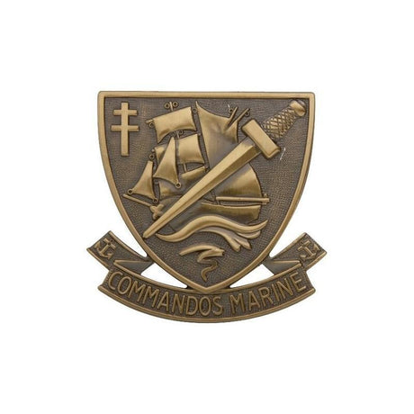 Insigne de béret Bronze Commando Marine