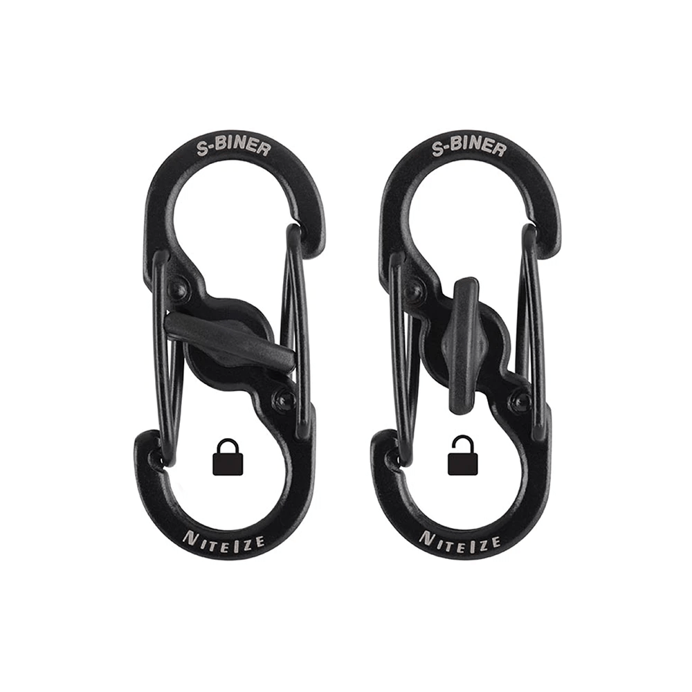 Mousqueton Nite Ize Microlock S-Biner Stainless Steel