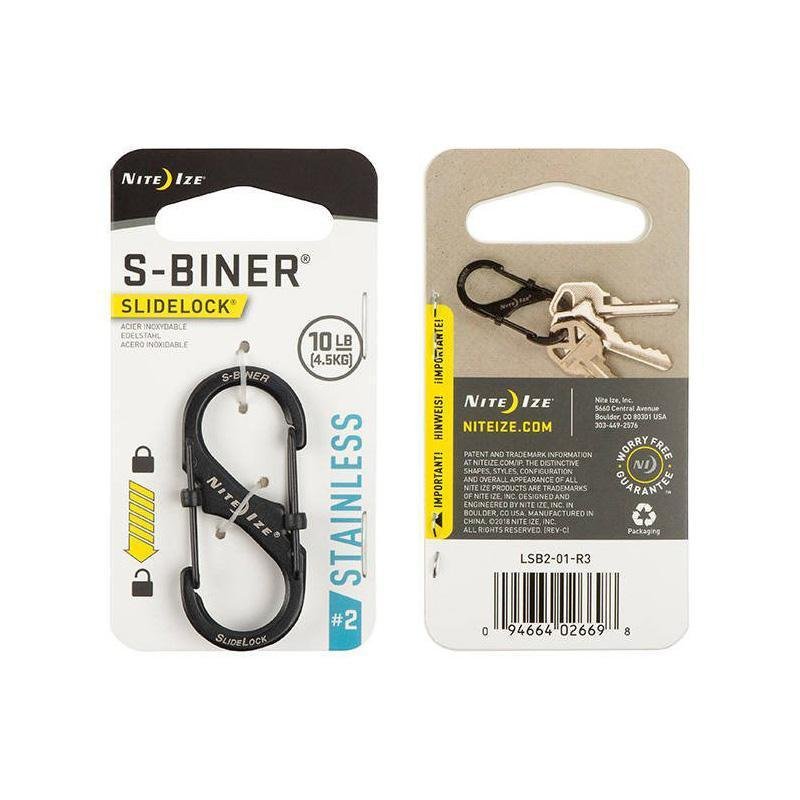 Mousqueton Nite Ize Slidelock S-Biner Stainless Steel
