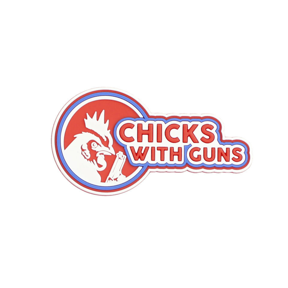 Patch Chicks with Guns Rouge