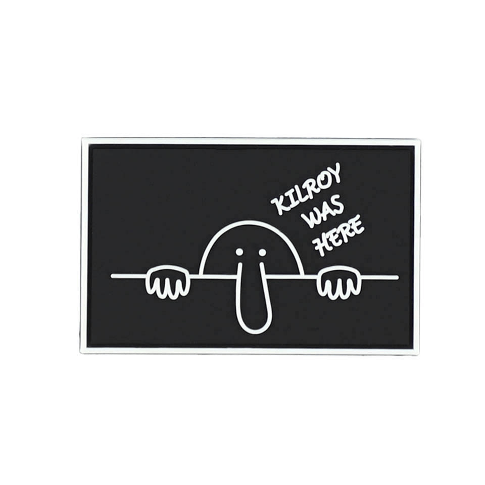 Patch Kilroy Was Here Noir
