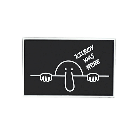 Patch Kilroy Was Here Noir
