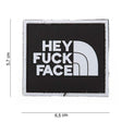 Patch Morale Hey Fuck Face avec Velcro