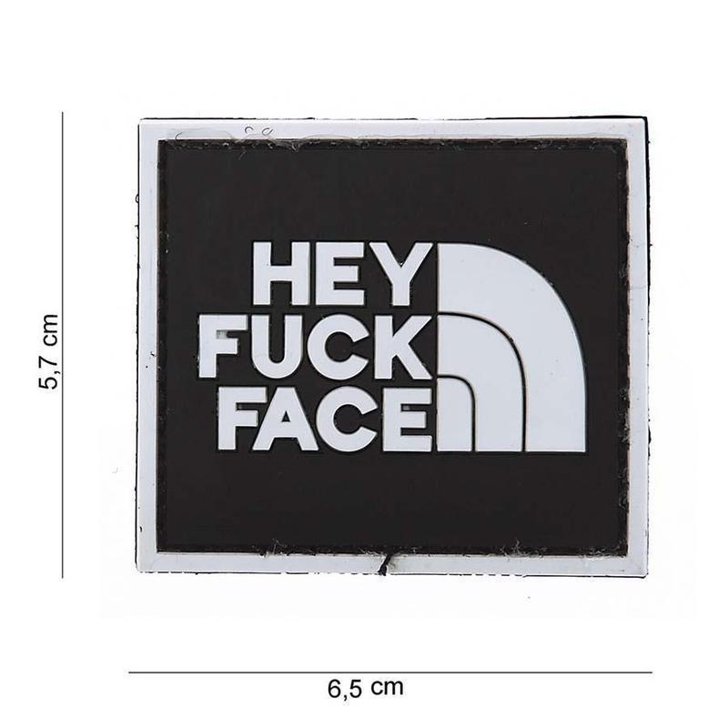 Patch Morale Hey Fuck Face avec Velcro