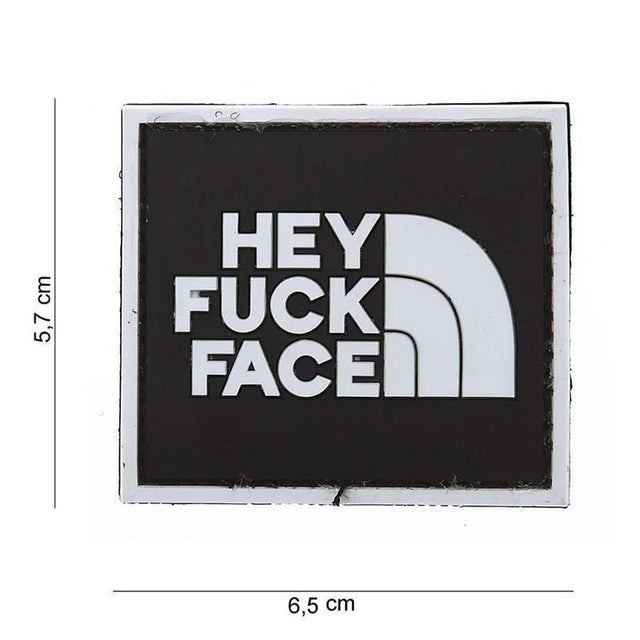 Patch Morale Hey Fuck Face avec Velcro