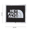 Patch Morale Hey Fuck Face avec Velcro