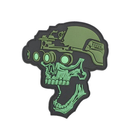 Patch Night Vision Skull Vert