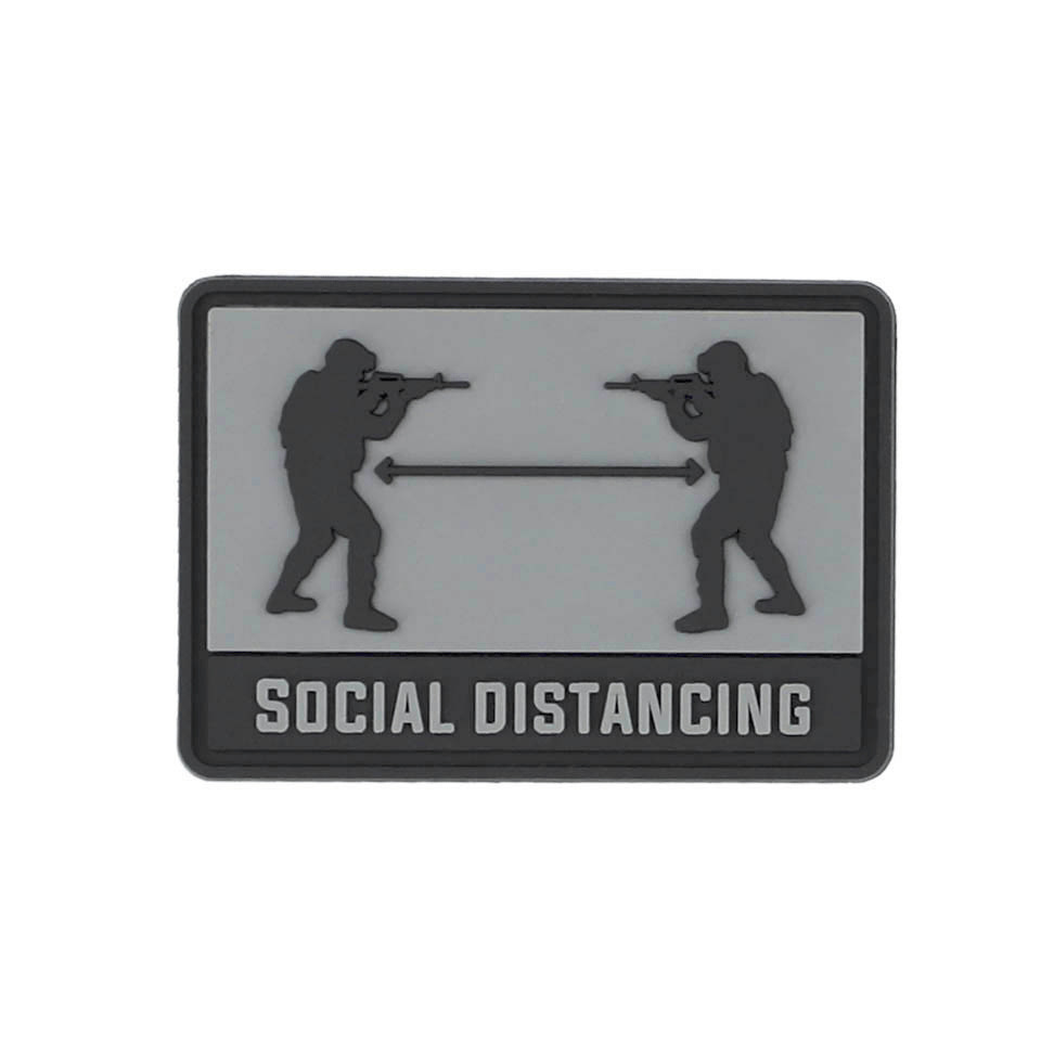 Patch Social Distancing Gris