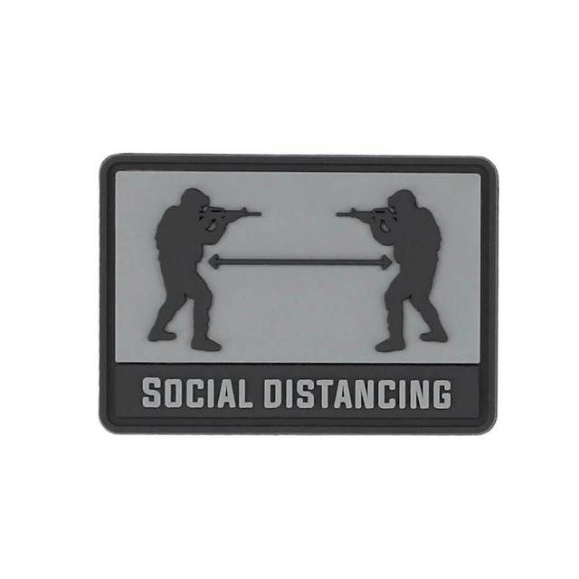 Patch Social Distancing Gris