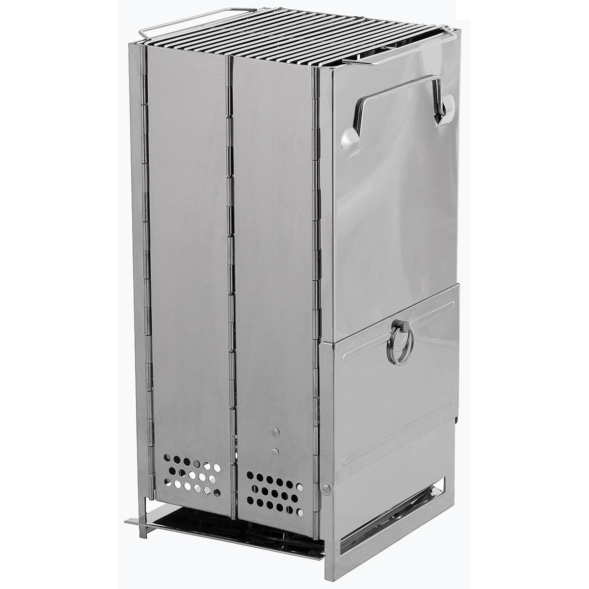Poêle Fusée Fox Outdoor avec grille pliable