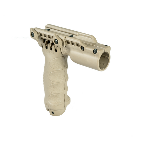 Poignée-bipied FAB Defense T-POD G2 FA avec support de lampe tactique intégré