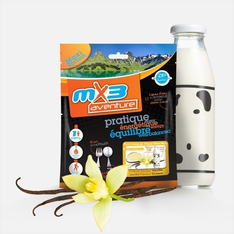 Ration lyophilisée MX3 Aventure Crème Dessert 314-333 Kcal