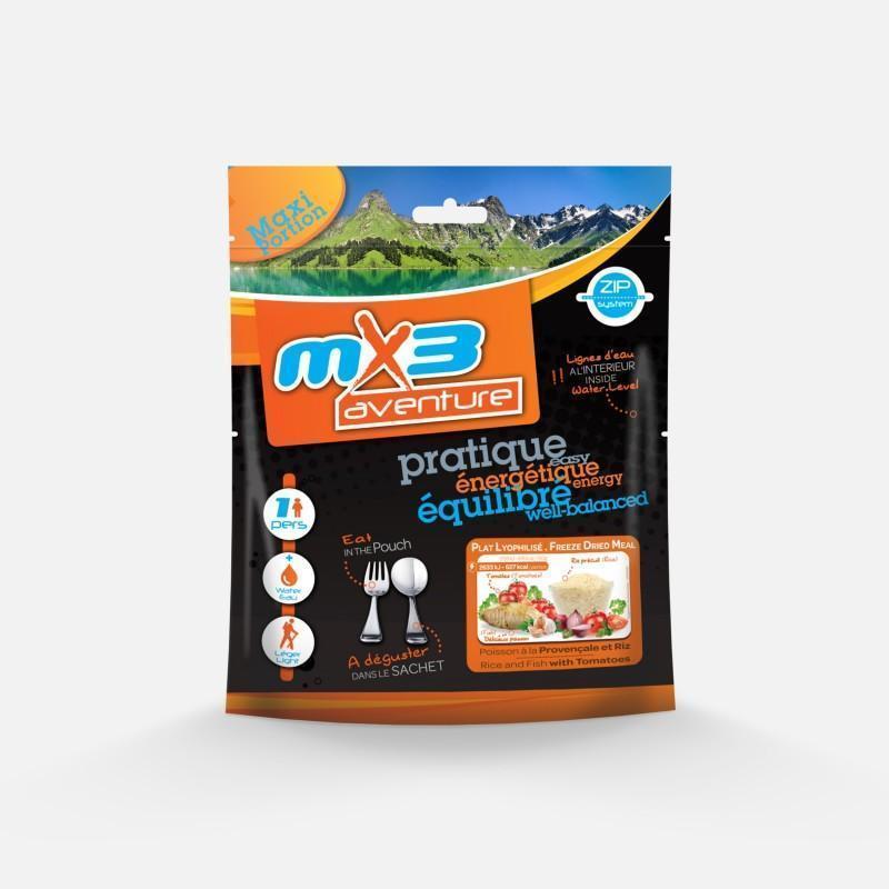 Ration lyophilisée MX3 Aventure Poisson à la Provençale et Riz 609 Kcal