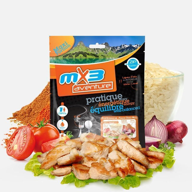 Ration lyophilisée MX3 Aventure Poulet Tandoori 594 Kcal
