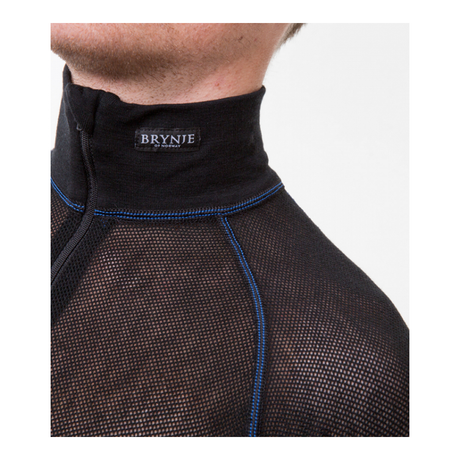 T-shirt thermorégulateur Brynje Wool Thermo Light Zip 3/4 Neck