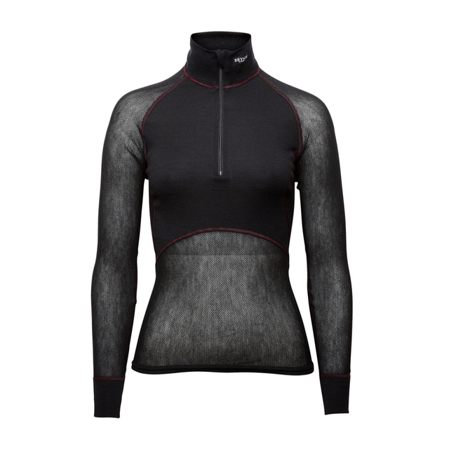 T-shirt thermorégulateur Brynje Wool Thermo Light Zip 3/4 W's