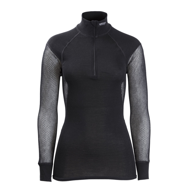 T-shirt thermorégulateur Brynje Wool Thermo Zip W's