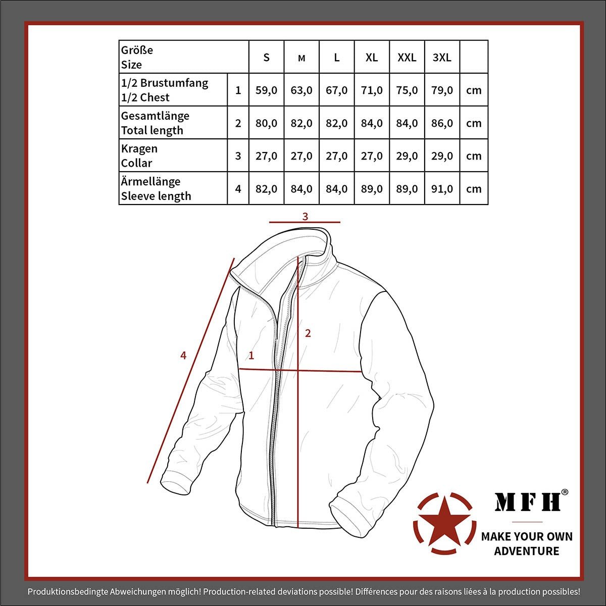 Veste Thermique MFH Britannique Réversible